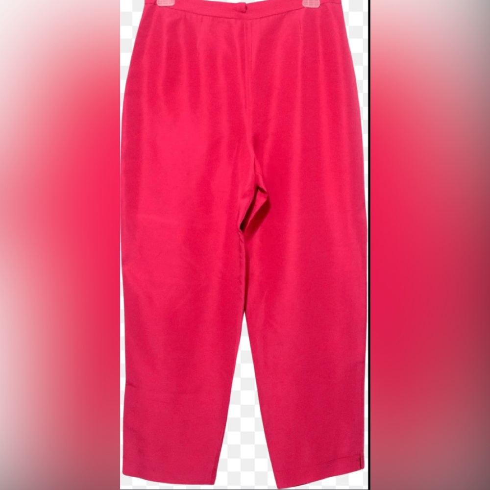 90s Vintage Barbie Pink Silk Trouser